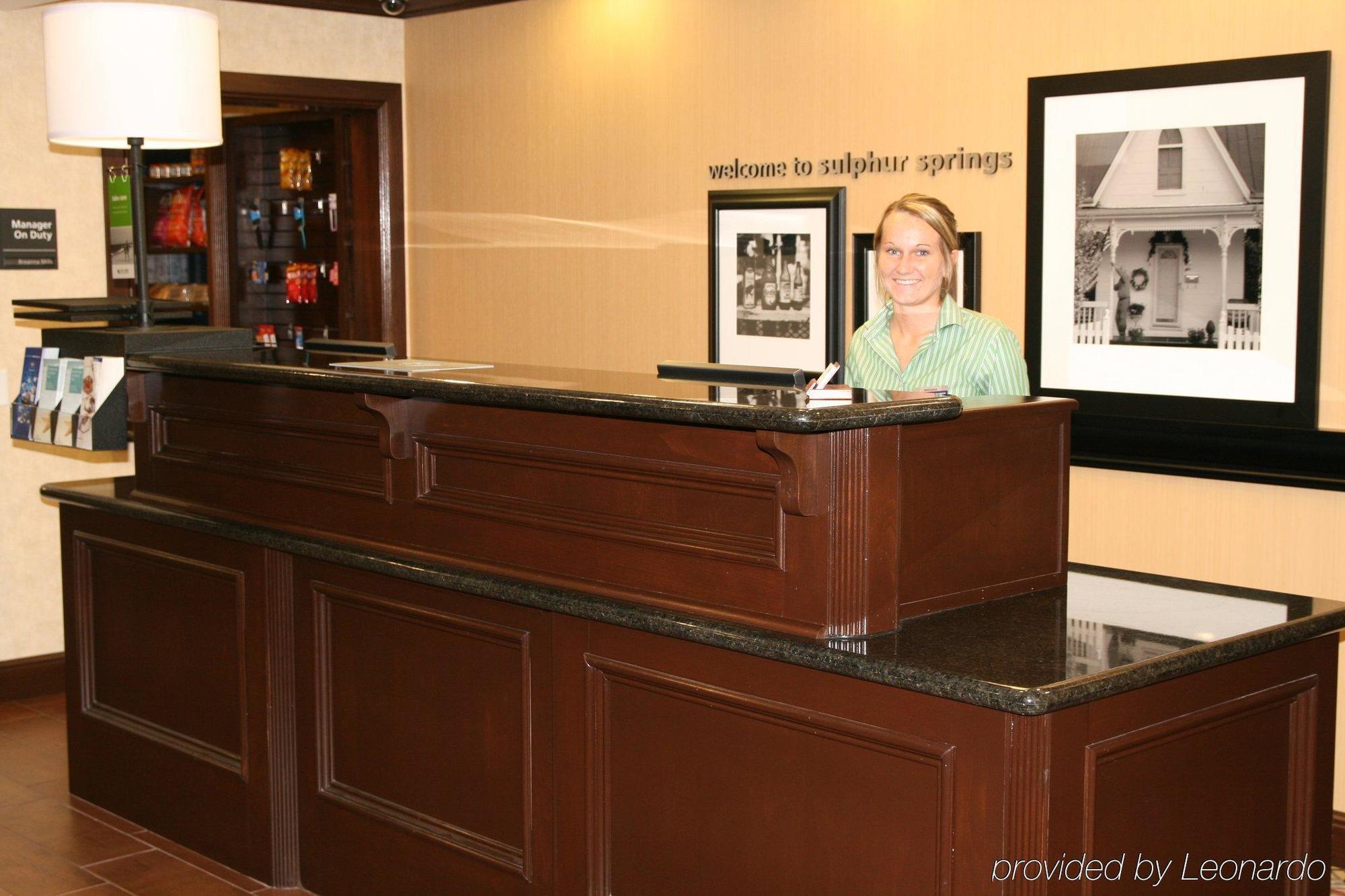 Hampton Inn Sulphur Springs Beltér fotó